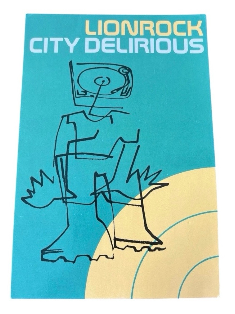 Lionrock City Delirious Album Promotional Postcard Rare Vintage 1998 Electronic